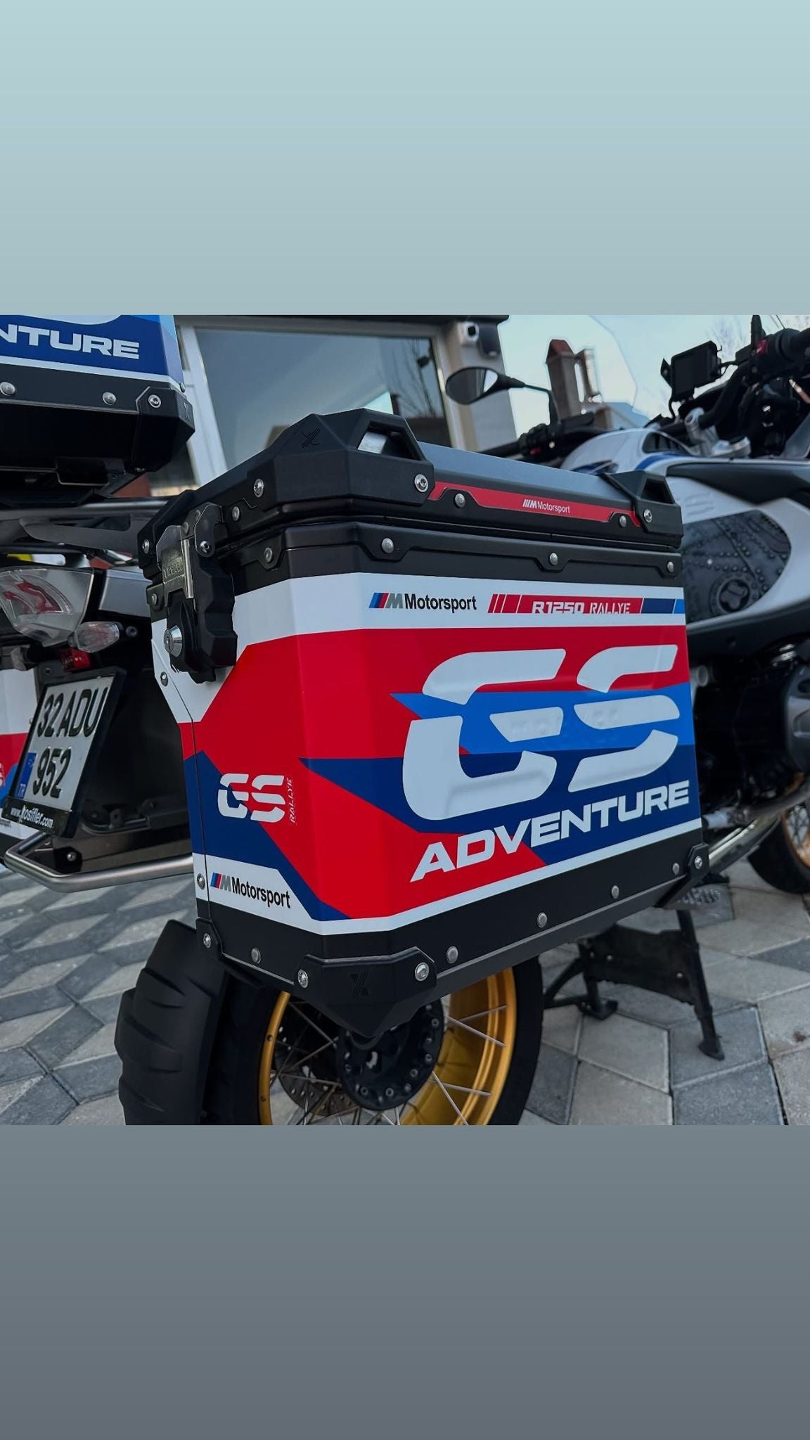 BMW GS R1250 ADV Rallye Orjinal Üçlü Çanta Seti Uyumlu Kaplama