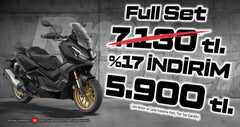 Honda Adv 350 Uyumlu Full Tankpad ve Sticker Seti