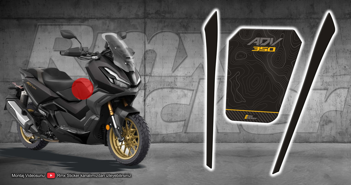 Honda Adv 350 Uyumlu Depo Kapağı Tankpad