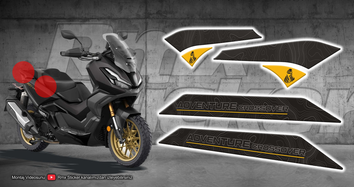 Honda Adv 350 Uyumlu Grenaj ve Tutamaç Tankpad