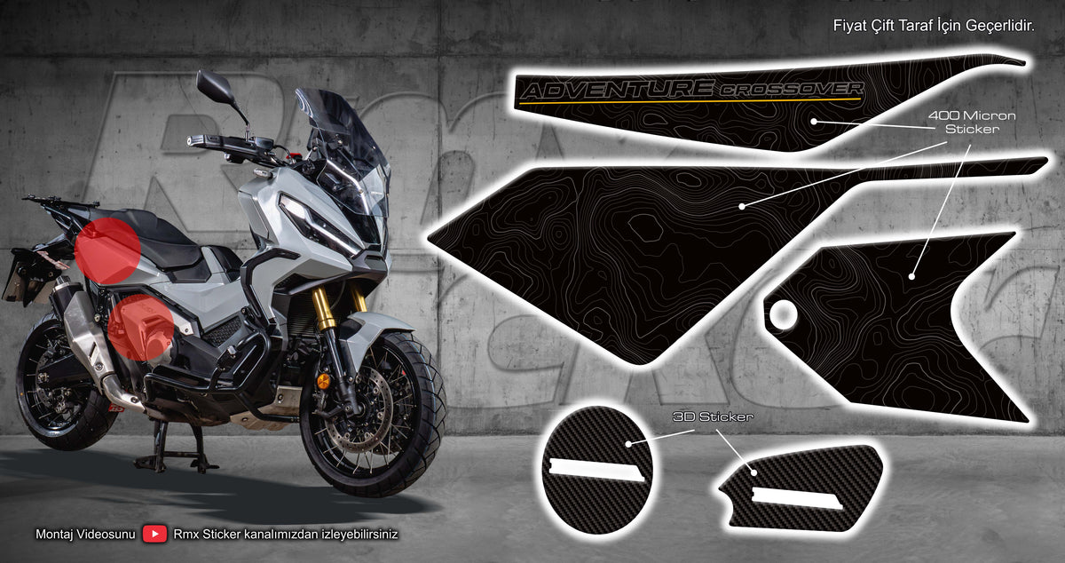 Honda XAdv 750 Uyumlu Arka Yan Grenaj Koruma