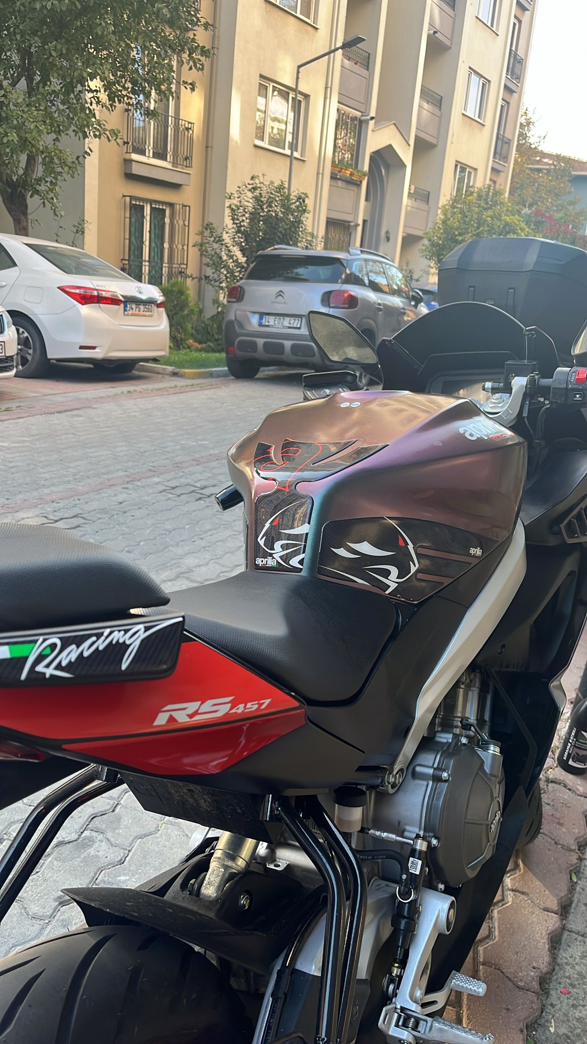 Aprilia RS 457 Uyumlu Tankpad Seti