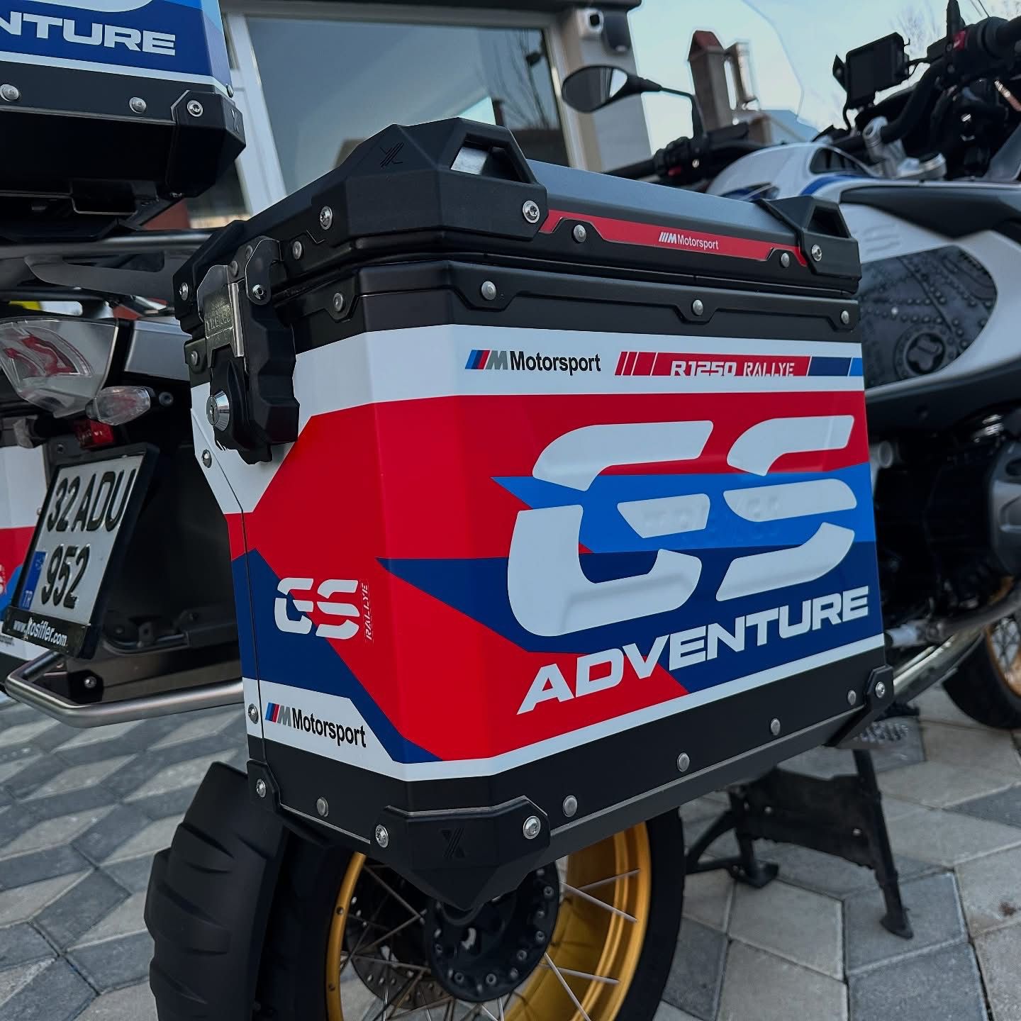 BMW GS R1250 ADV Rallye Orjinal Üçlü Çanta Seti Uyumlu Kaplama