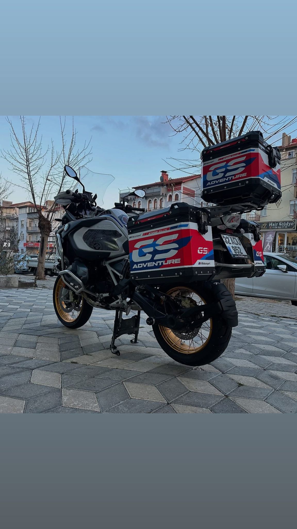 BMW GS R1250 ADV Rallye Orjinal Üçlü Çanta Seti Uyumlu Kaplama