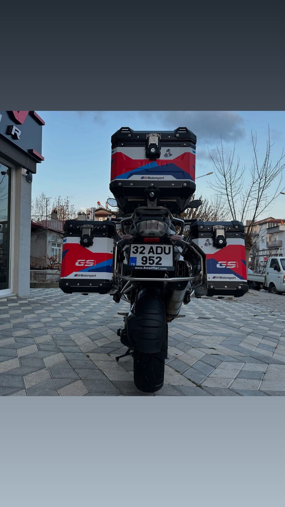 BMW GS R1250 ADV Rallye Orjinal Üçlü Çanta Seti Uyumlu Kaplama