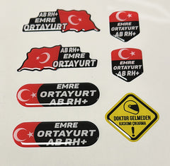 Kan Grubu Damla Sticker