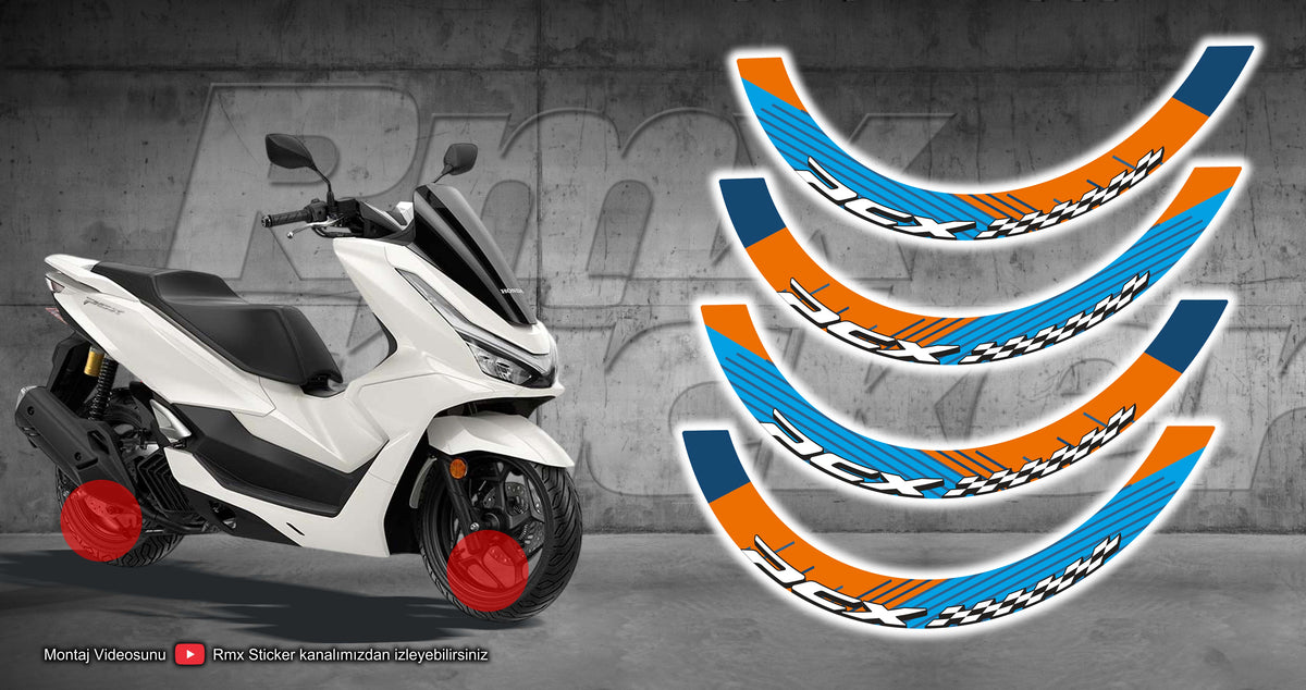 Honda Pcx 125 Uyumlu jant Sticker